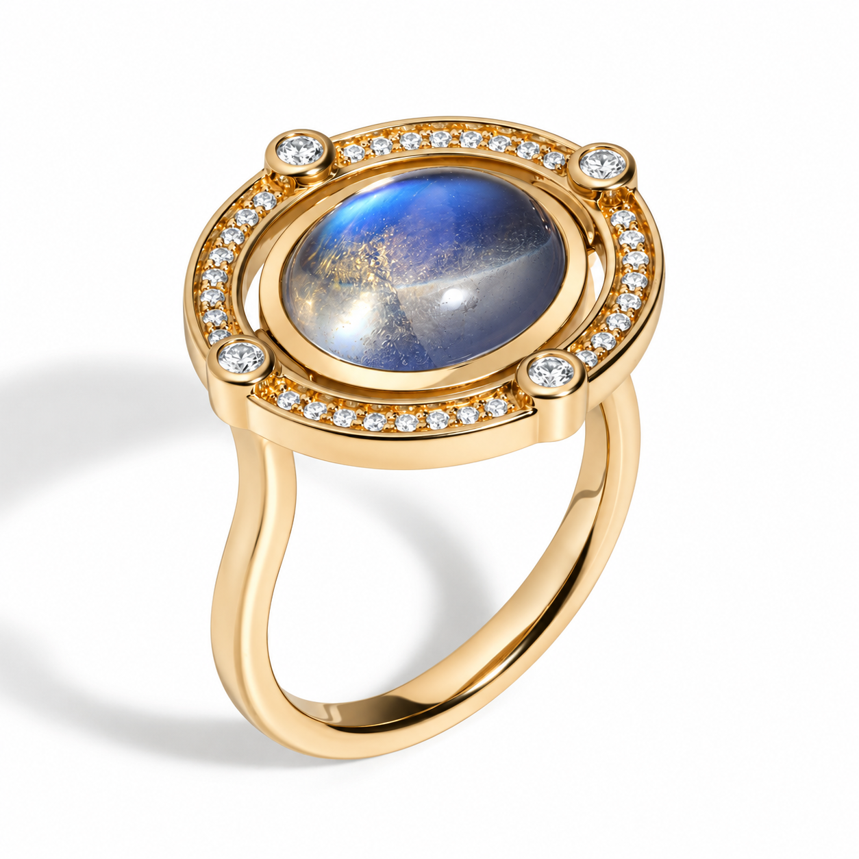 Compass Reverse Ring by Mined + Found