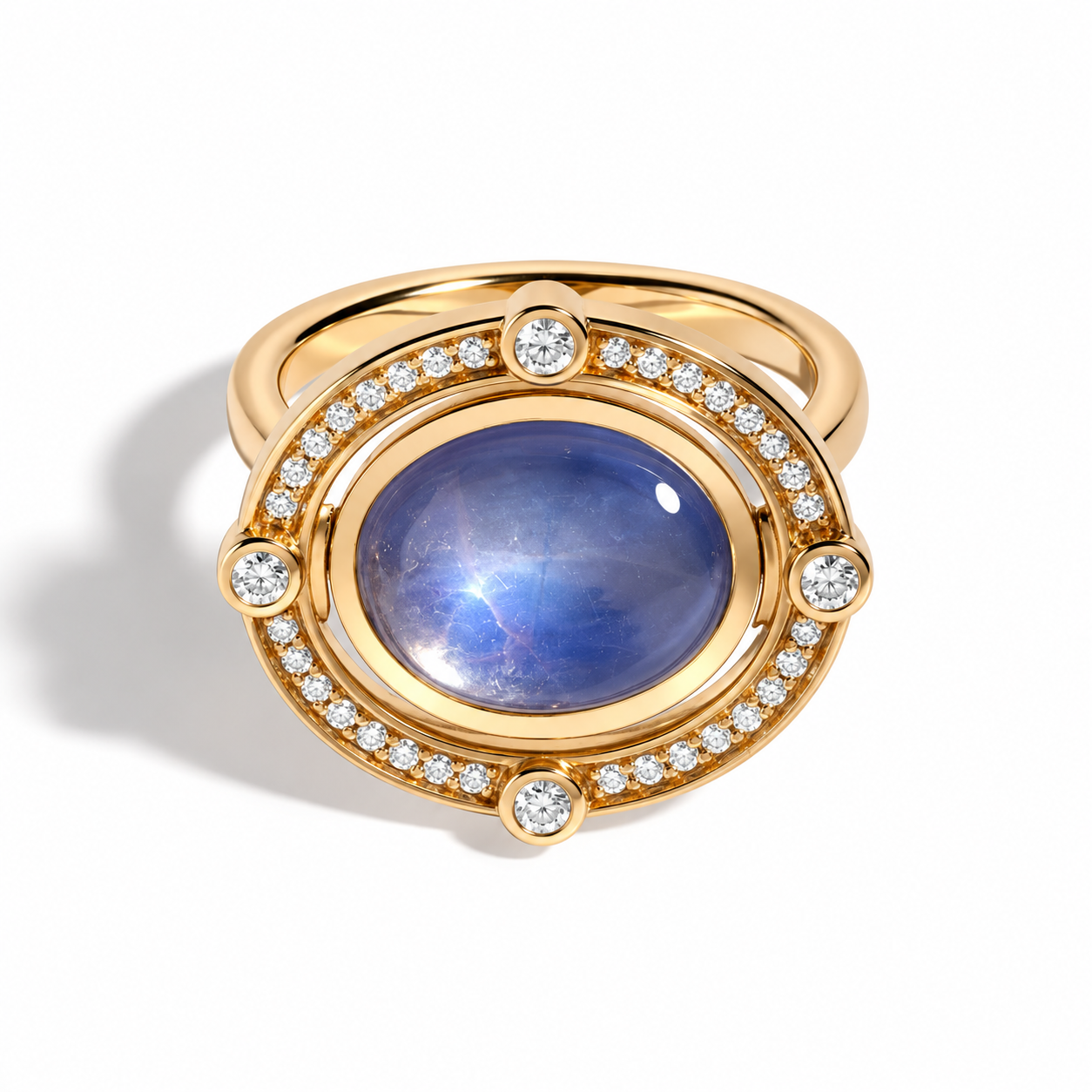 Compass Reverse Ring by Mined + Found