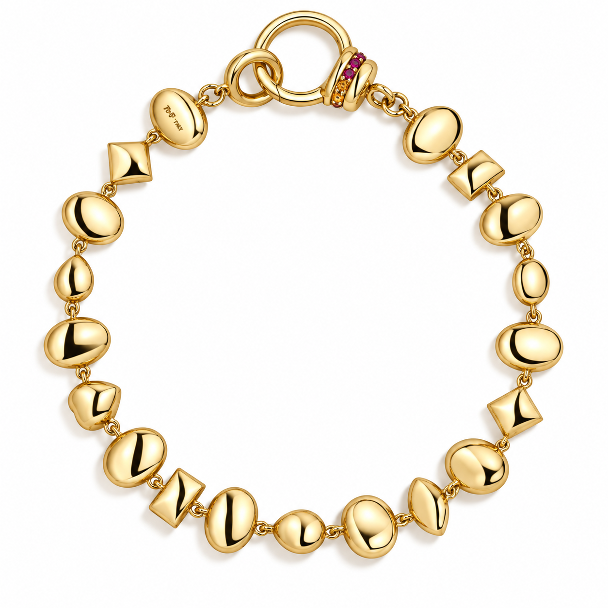 Confetti Bezel Bracelet by Mined + Found