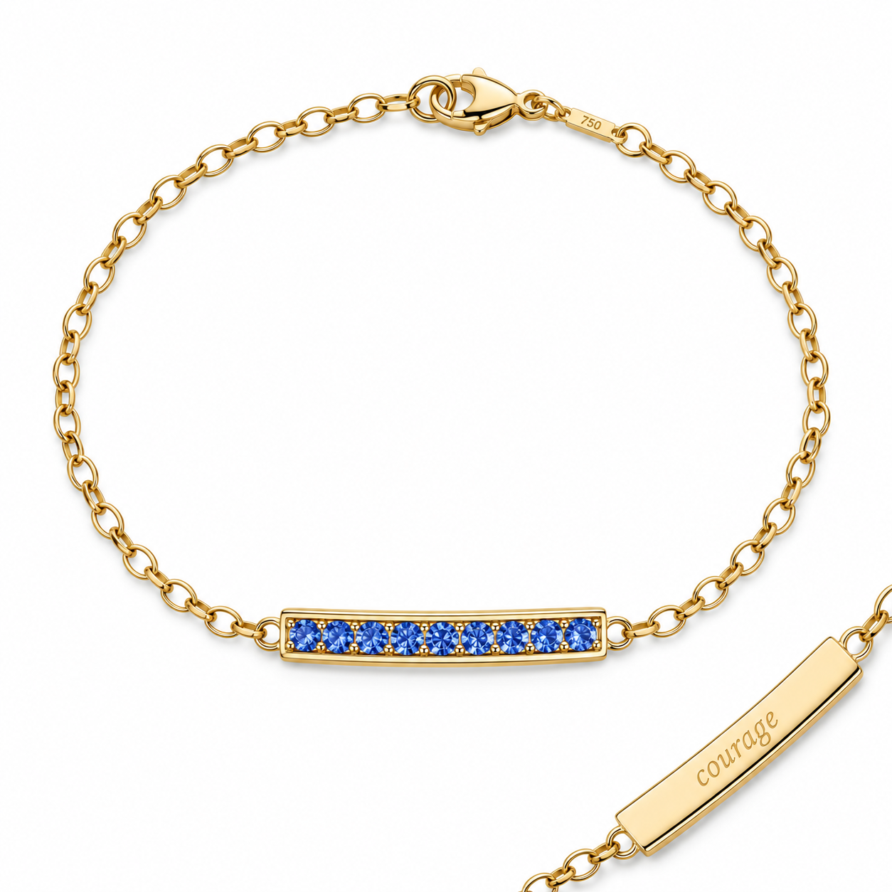 Courage Poesy Bracelet by Monica Rich Kosann