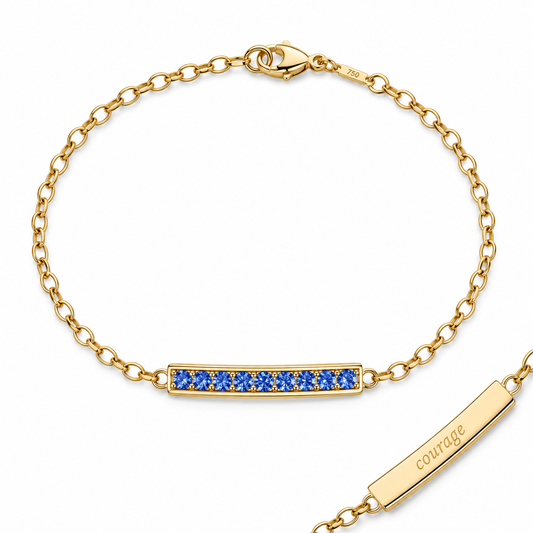 Courage Poesy Bracelet by Monica Rich Kosann