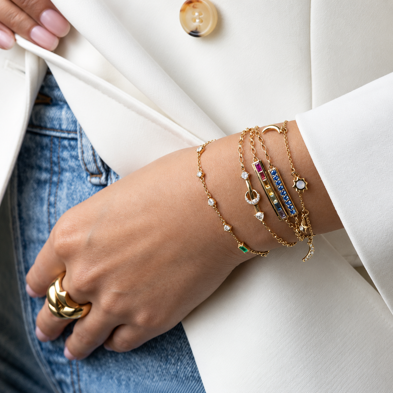 Courage Poesy Bracelet by Monica Rich Kosann