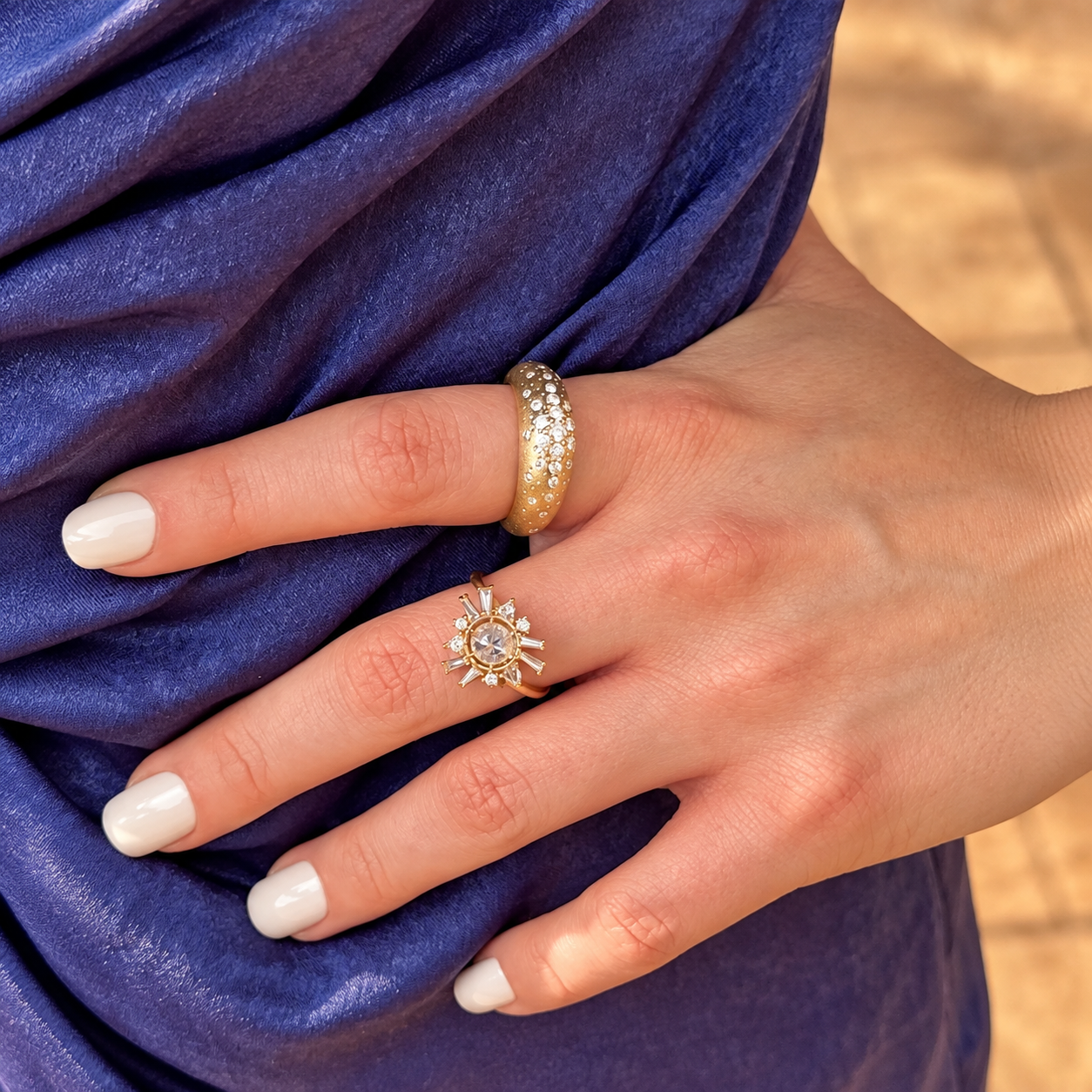 Diamond Stacking Ring by Meredith Young