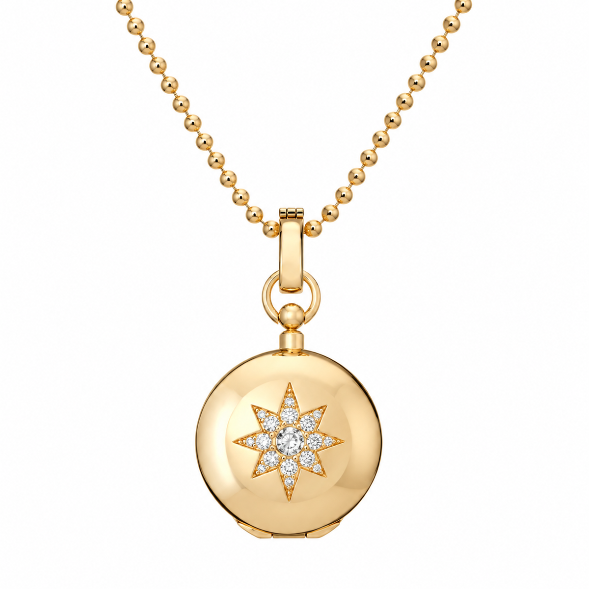 Direction Diamond Locket by Mined + Found