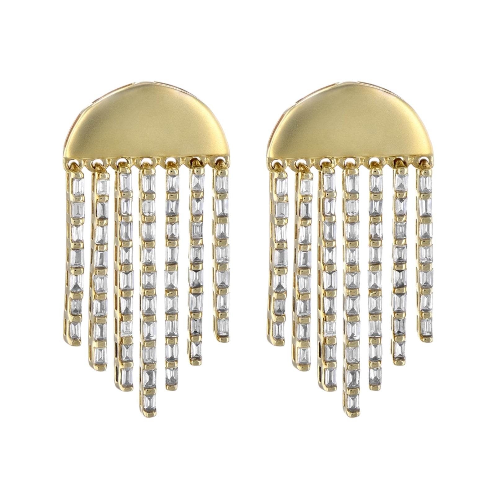 Diamond Fringe Earrings