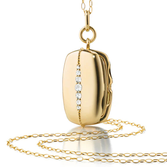 Slim Rectangular Kate Locket by Monica Rich Kosann