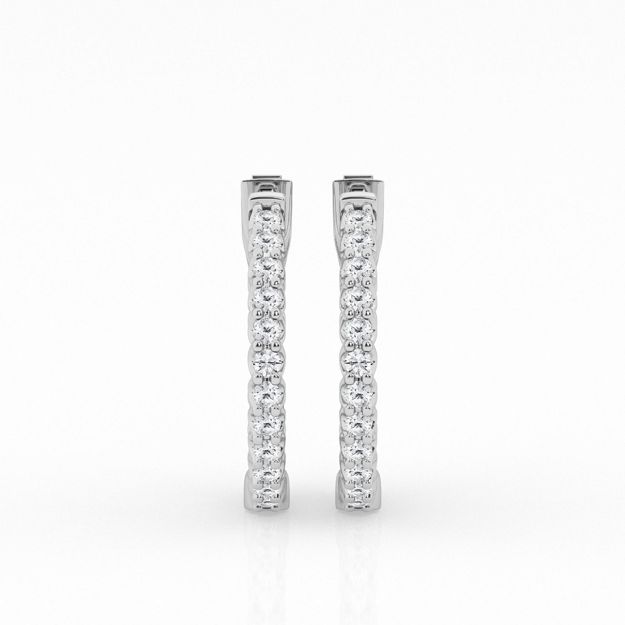 1.00 cttw Gorgeous Hoop Earrings
