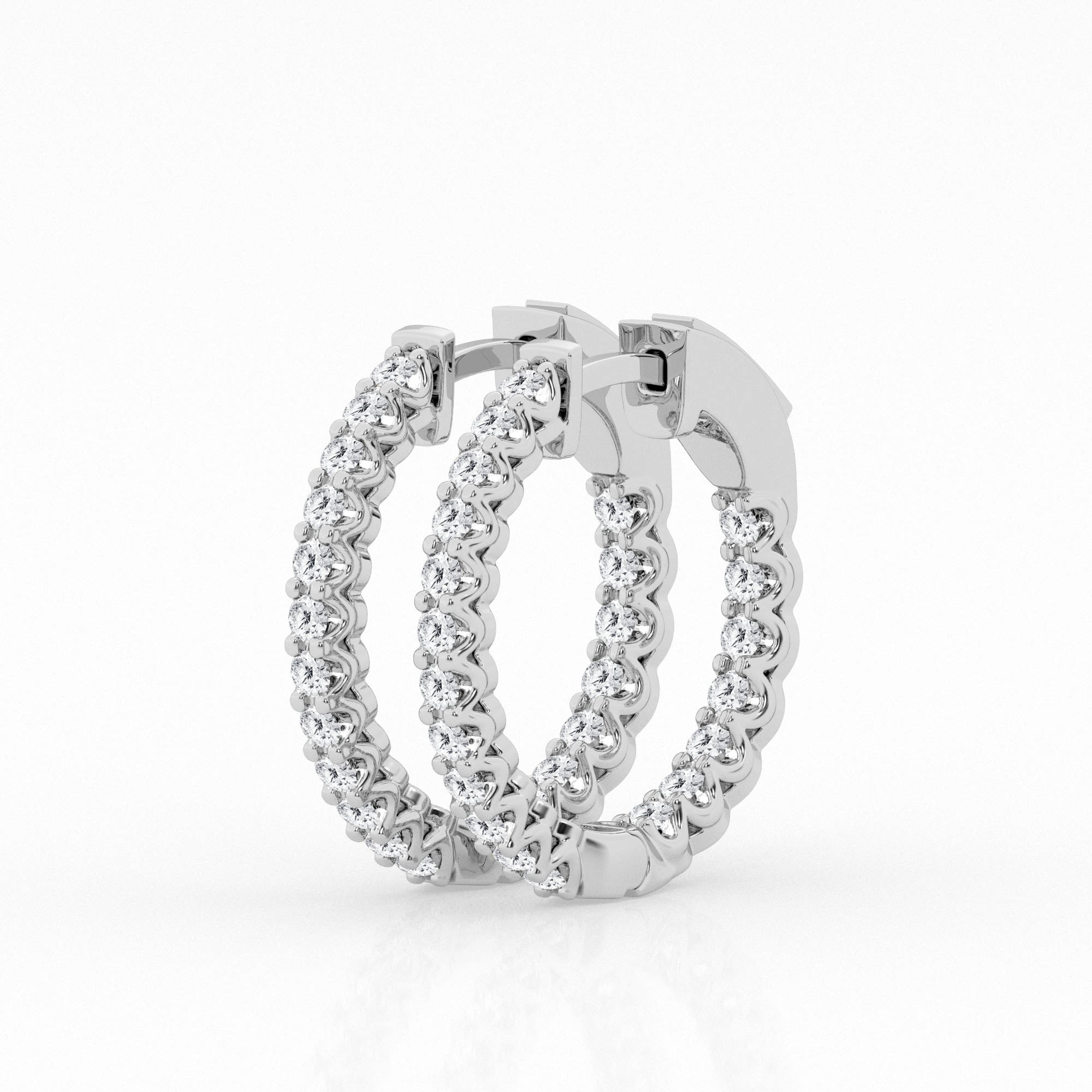 1.00 cttw Gorgeous Hoop Earrings