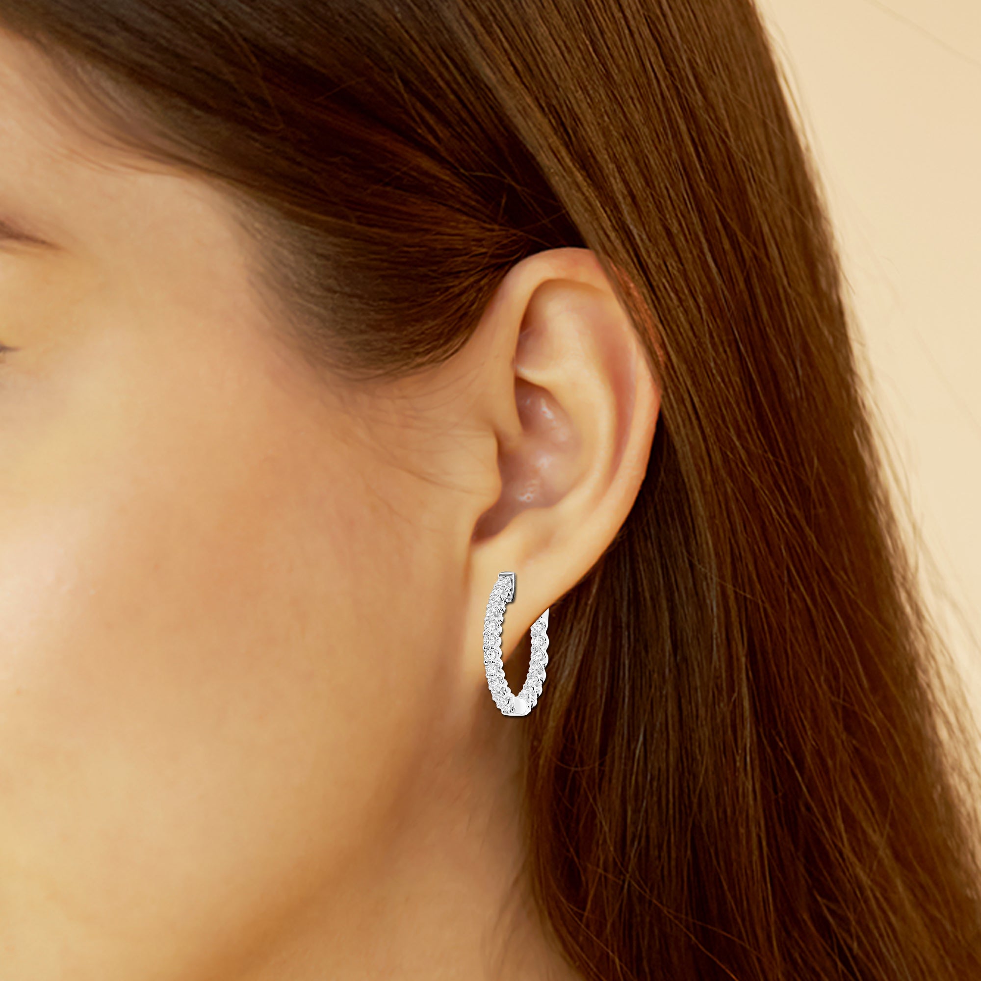 1.00 cttw Gorgeous Hoop Earrings