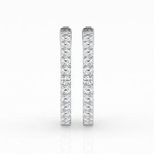 2.00 cttw Gorgeous Hoop Earrings