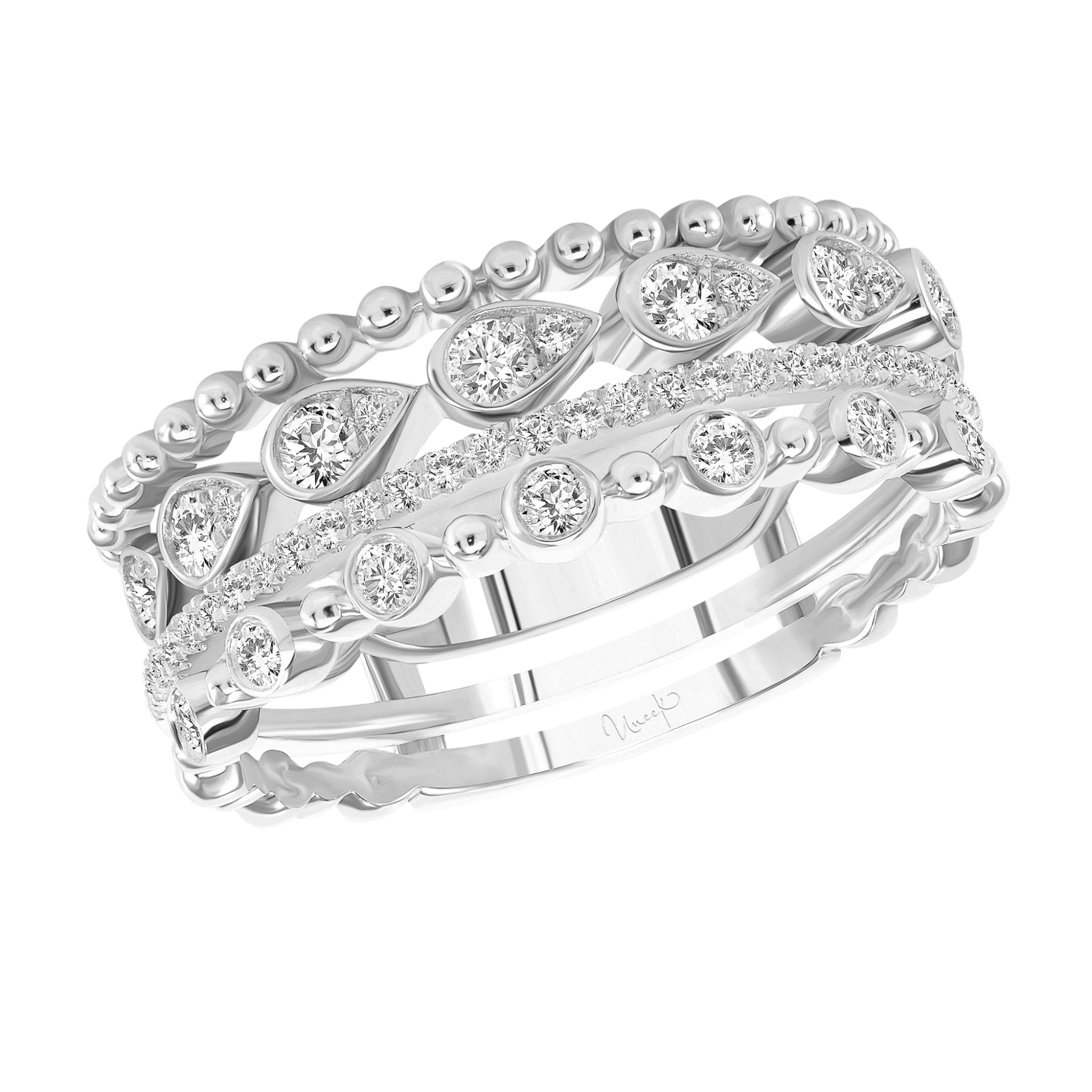 Diamond Stacked Illusion Band