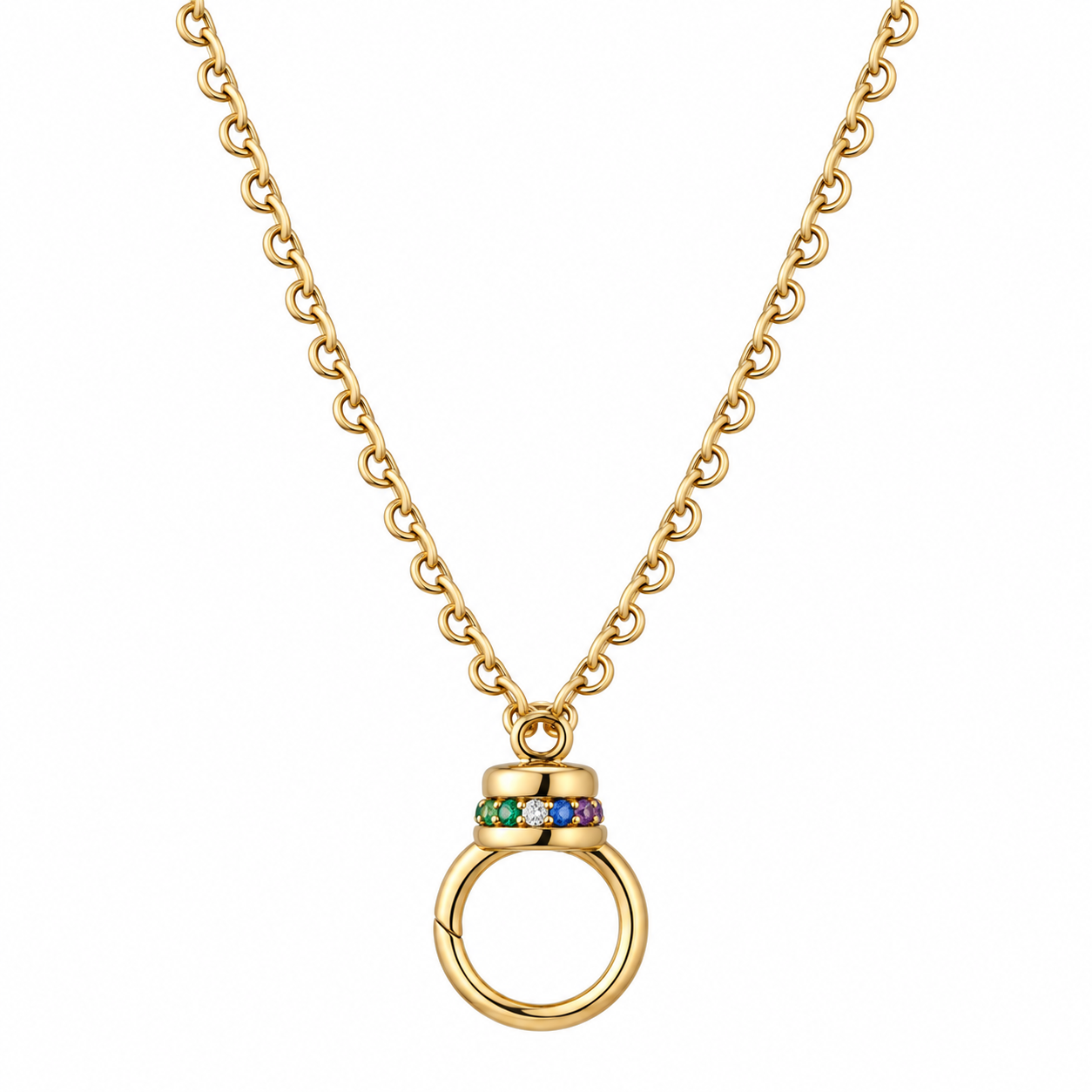 Lace Chain Pendant Holder by Mined + Found