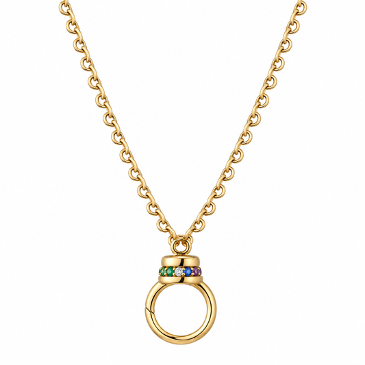 Lace Chain Pendant Holder by Mined + Found