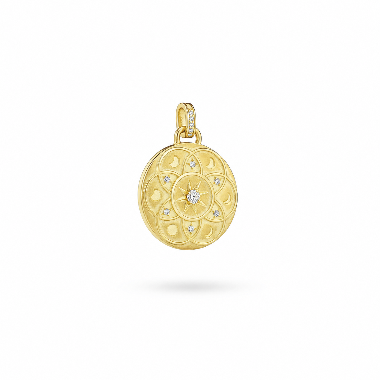 Lunar Medallion Charm by Penny Preville
