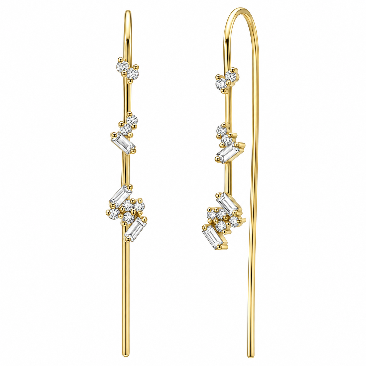 Luxe Diamond Threaders by Meredith Young