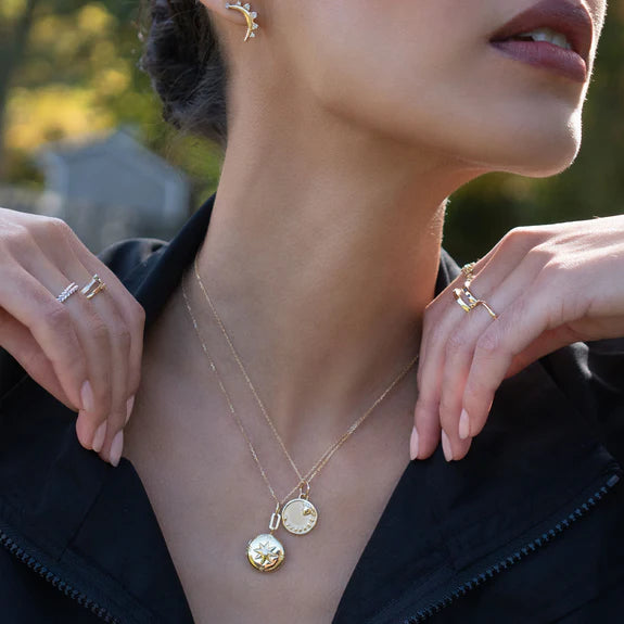 Petite Global Compass Adventure Locket by Monica Rich Kosann