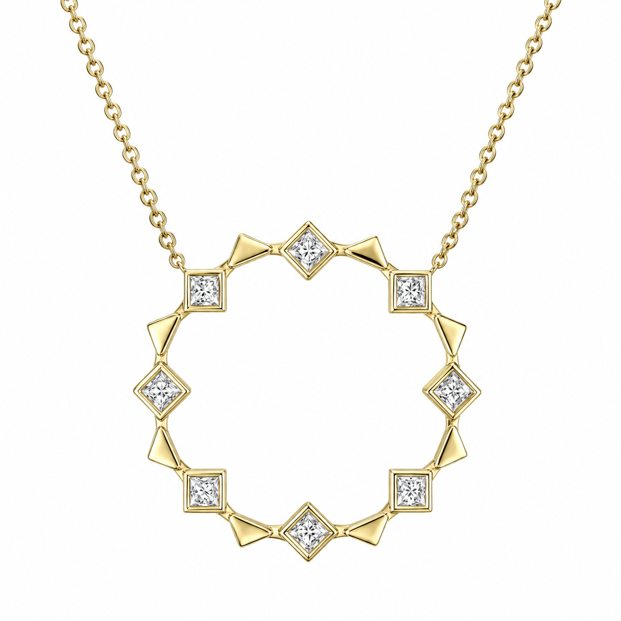 Open Circle Energy Necklace by Meredith Young