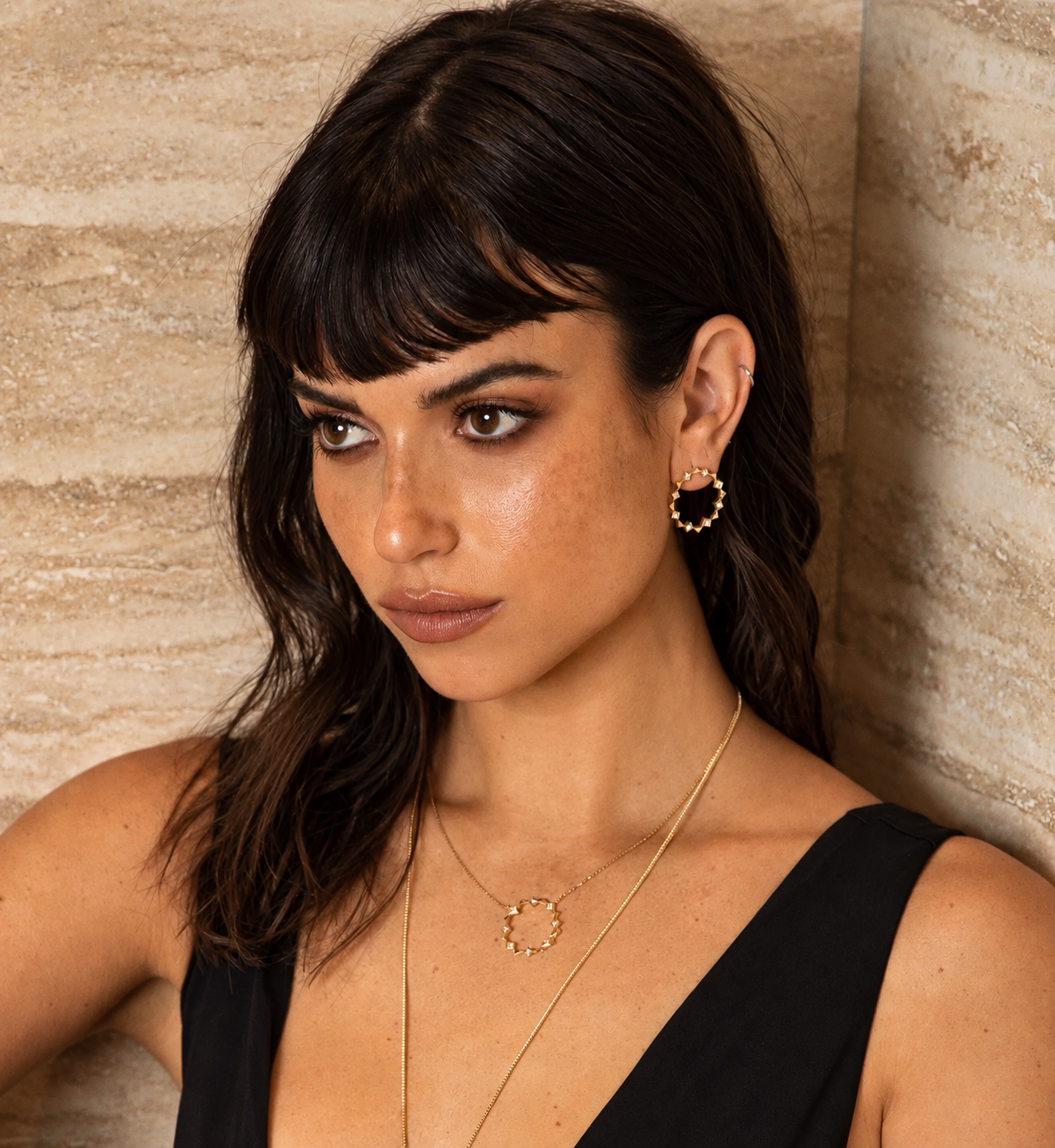 Open Circle Energy Necklace by Meredith Young