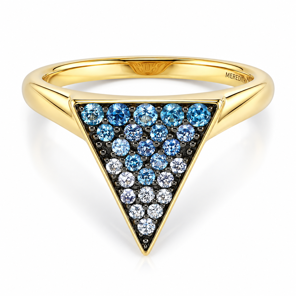 Orion's Pave Triangle Ring by Meredith Young