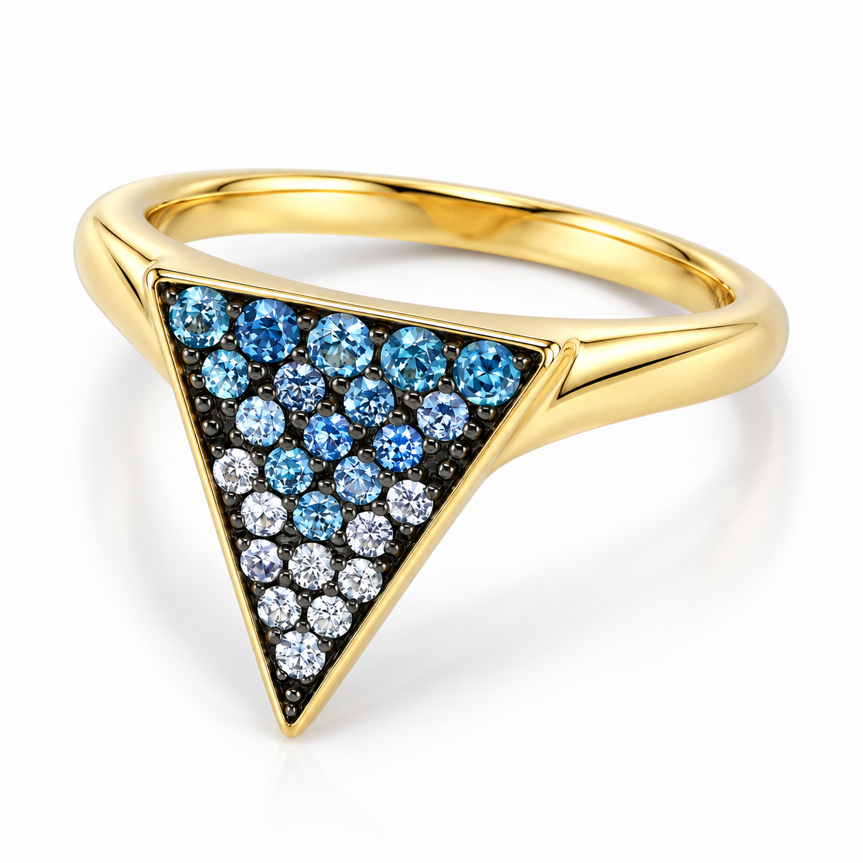 Orion's Pave Triangle Ring by Meredith Young