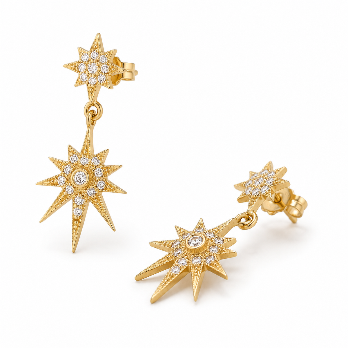 Petite Double Starburst Earrings by Penny Preville