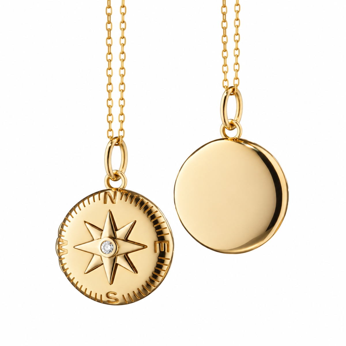 Petite Global Compass Adventure Locket by Monica Rich Kosann