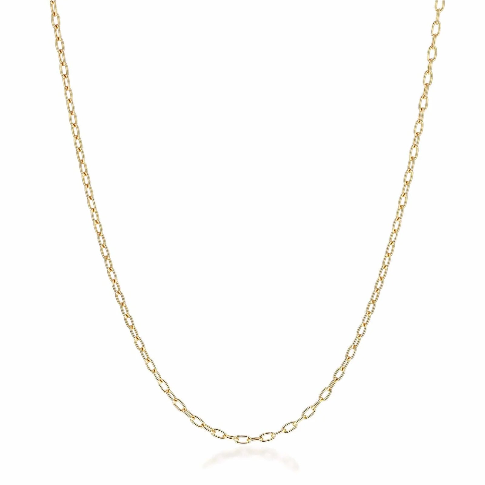 Petite Long Links Necklace by Mined + Found