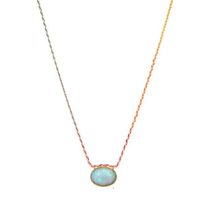 Rose Cut Opal Cool Rainbow Silk® by Mined + Found