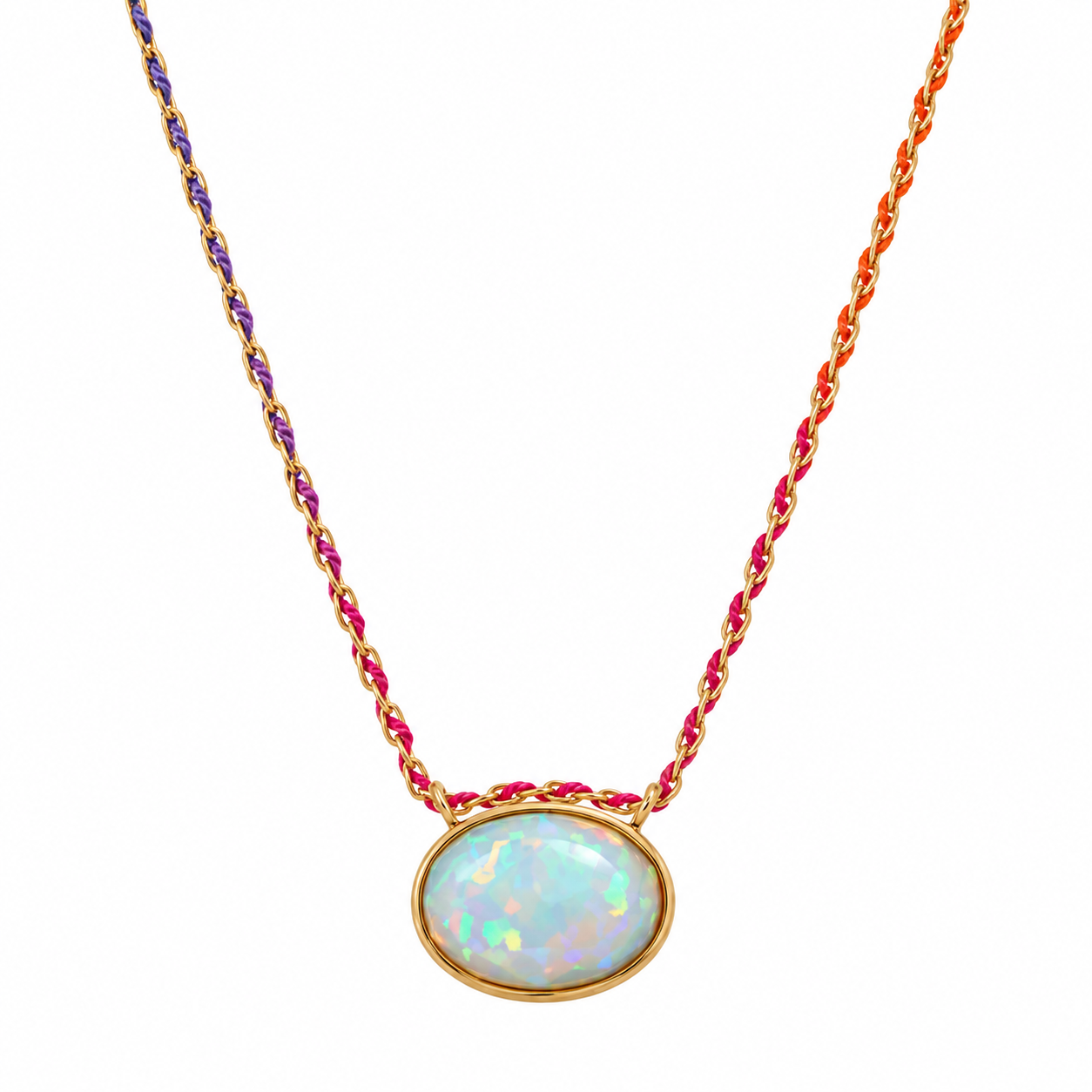 Rose Cut Opal Cool Rainbow Silk® by Mined + Found