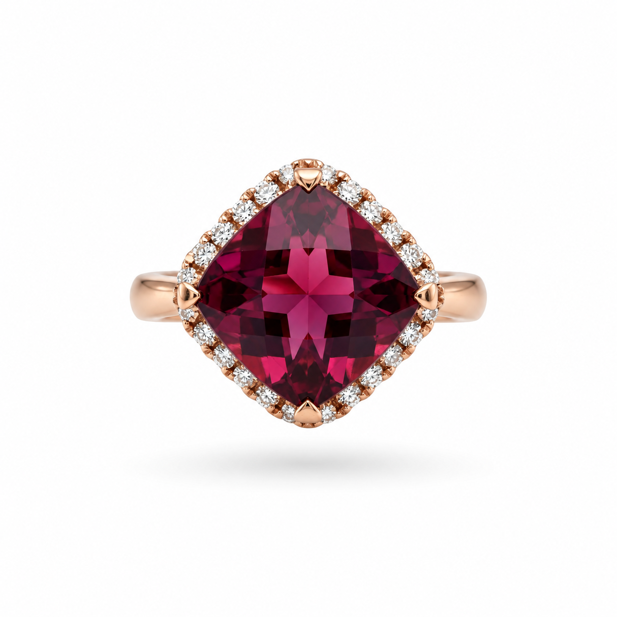 Rubellite Tourmaline Ring by Lisa Nik