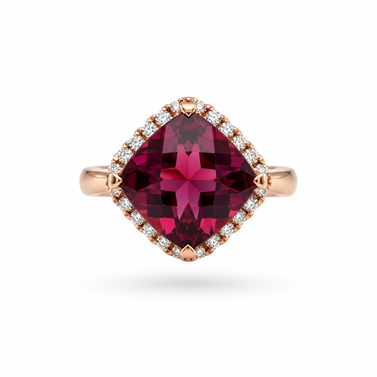 Rubellite Tourmaline Ring by Lisa Nik