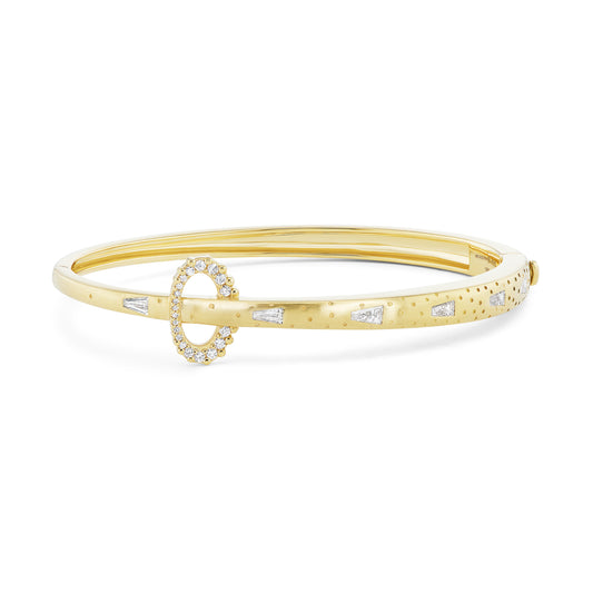 Supernova Cuff Bracelet by Meredith Young available at Talisman Collection Fine Jewelers in El Dorado Hills, CA and online. Set in 18k gold, this hinged cuff features .402 ctw of diamonds. A supernova results when the core of a massive star collapses and explodes on itself resulting in a brillant burst of energy. A supernova marks the end of a stars life and the begining of its new form. In the same way, this cuff celebrates transitions and phases of life. 