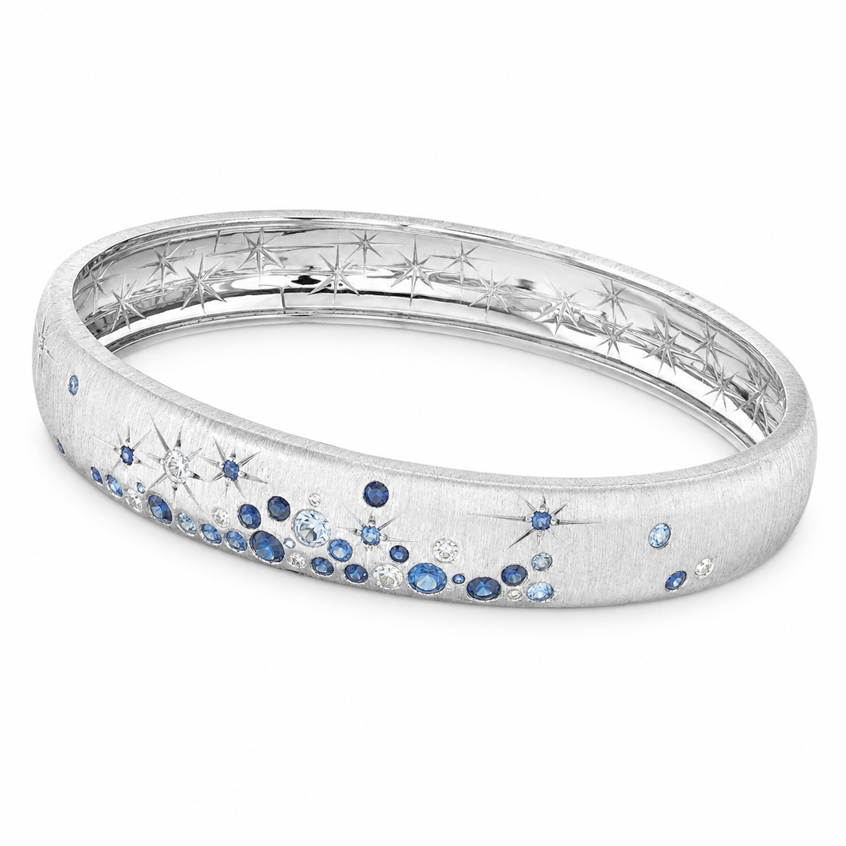 Sapphire Galaxy Bangle by Penny Preville