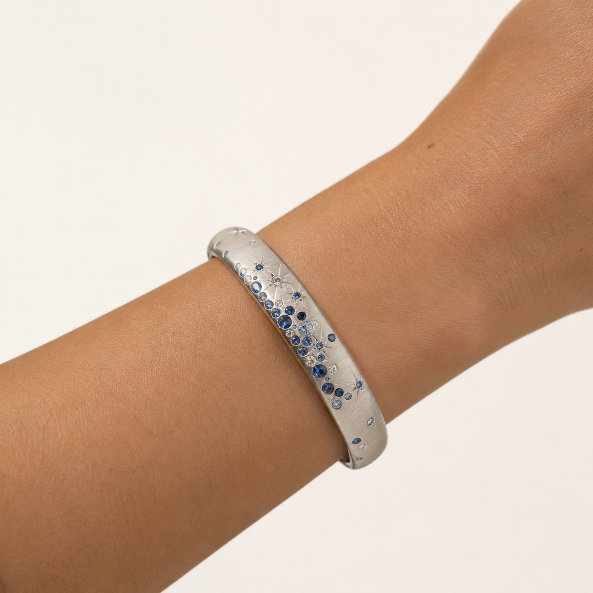 Sapphire Galaxy Bangle by Penny Preville