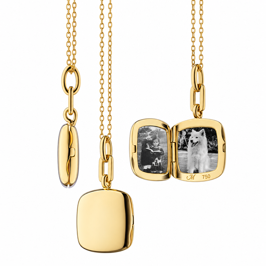 Slim Cushion Viv Locket by Monica Rich Kosann