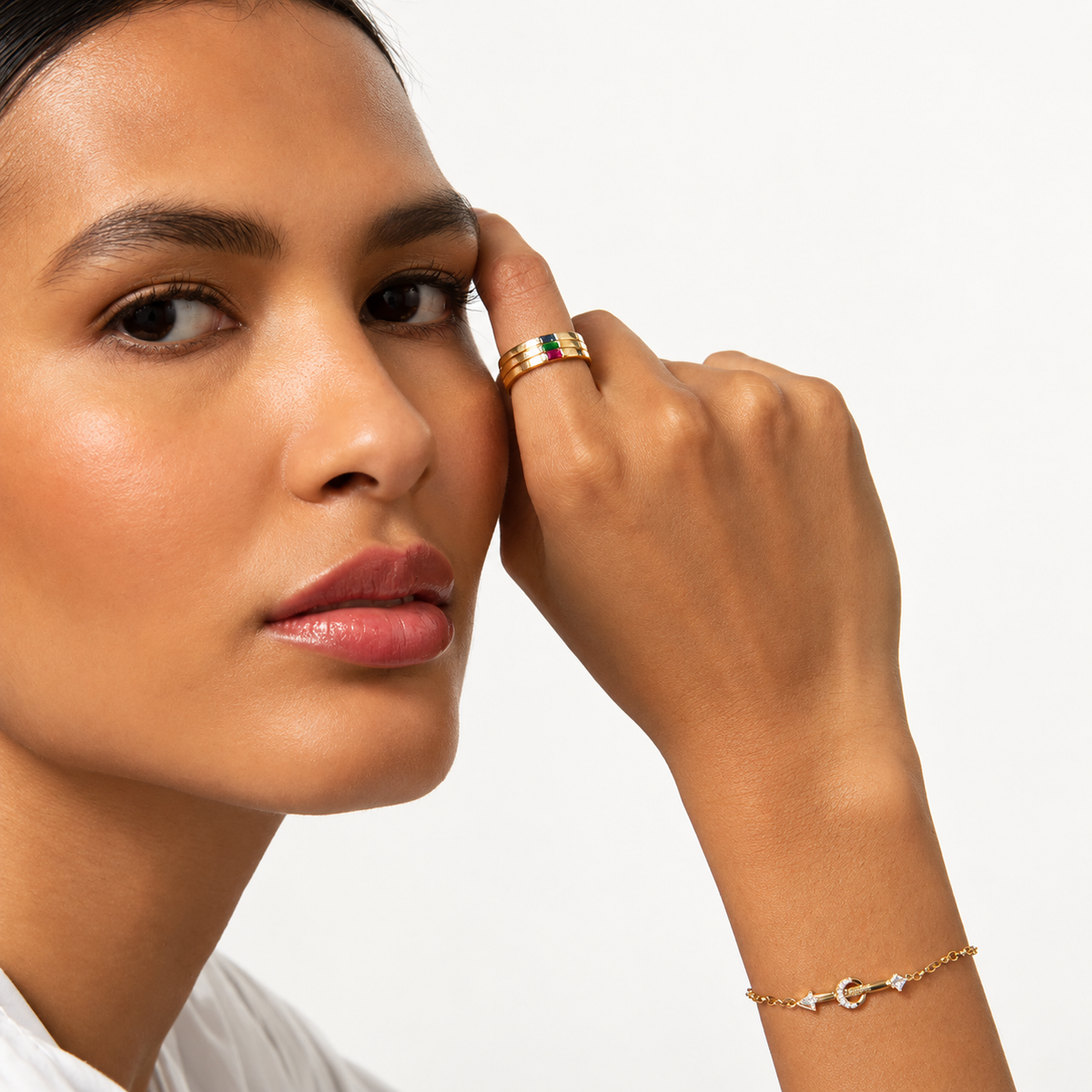 Strength Poesy Bracelet by Monica Rich Kosann