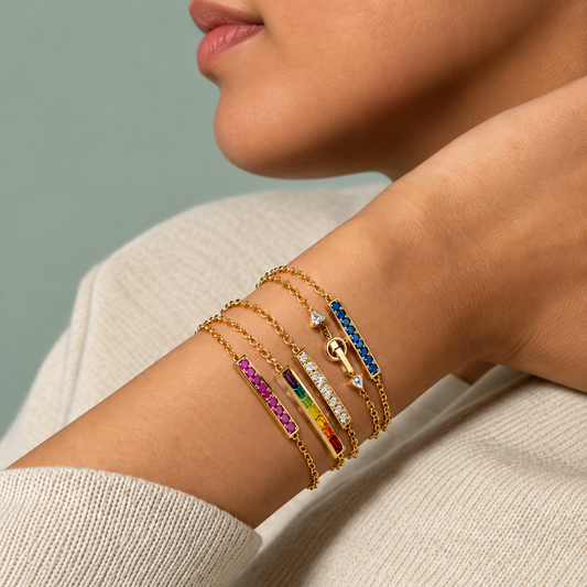 Strength Poesy Bracelet by Monica Rich Kosann