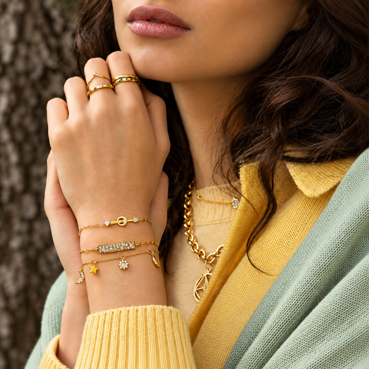 Strength Poesy Bracelet by Monica Rich Kosann