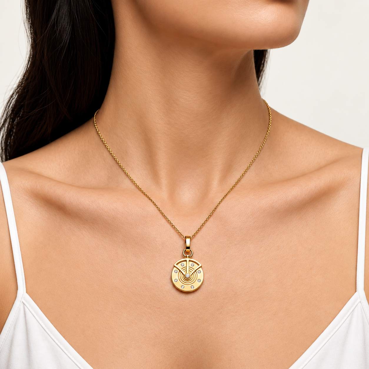 Strength Pulley Charm by Mined + Found