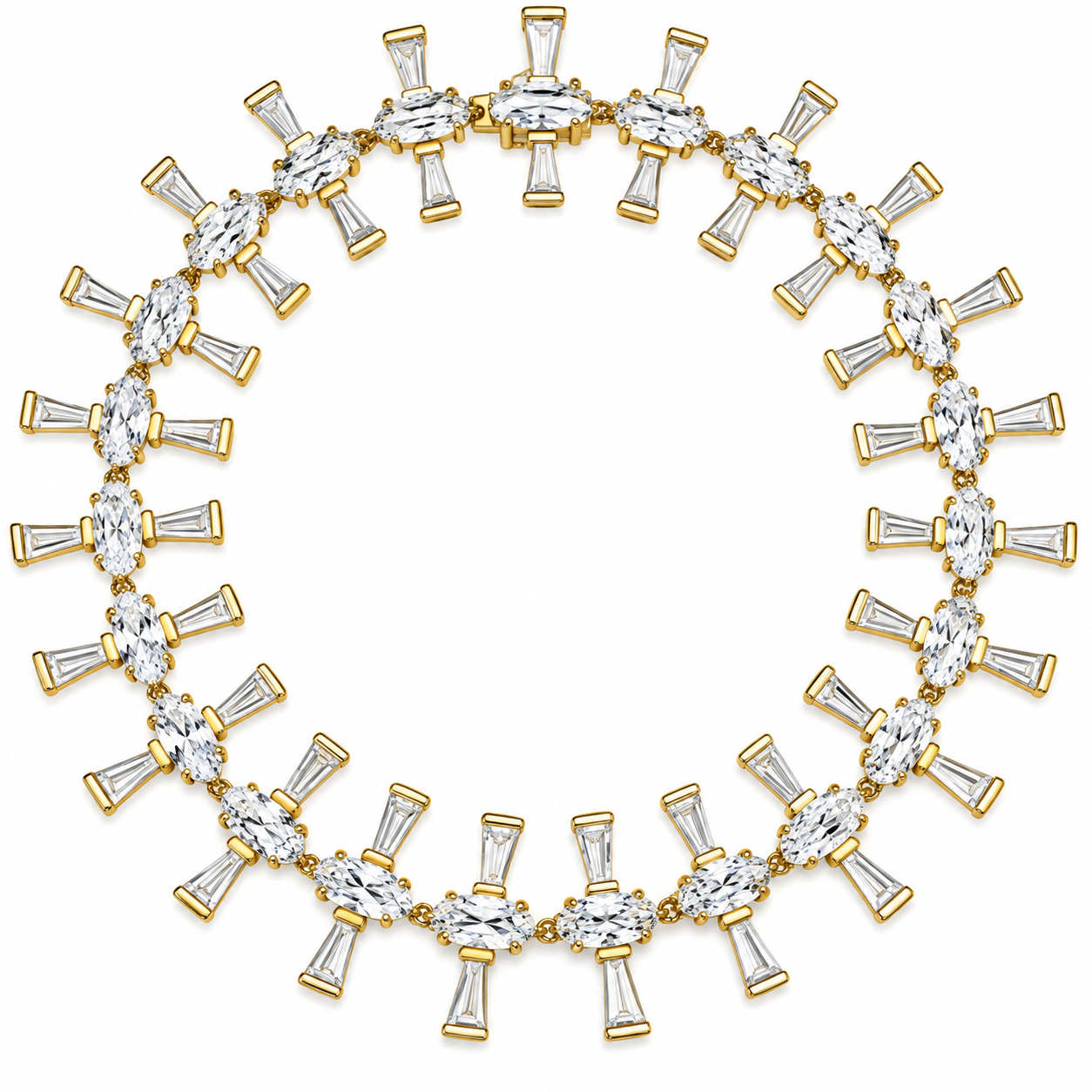 Supernova Diamond Sapphire Tennis Bracelet by Meredith Young