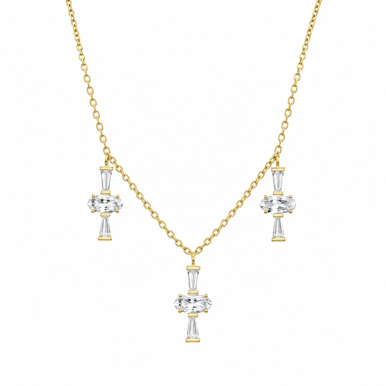 Three Charm Necklace by Meredith Young