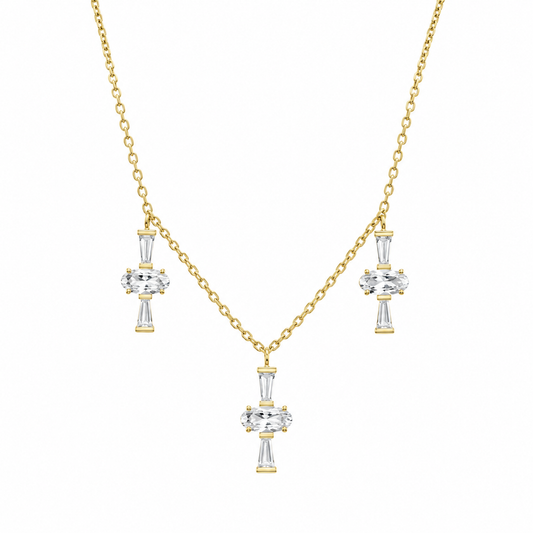 Three Charm Necklace by Meredith Young