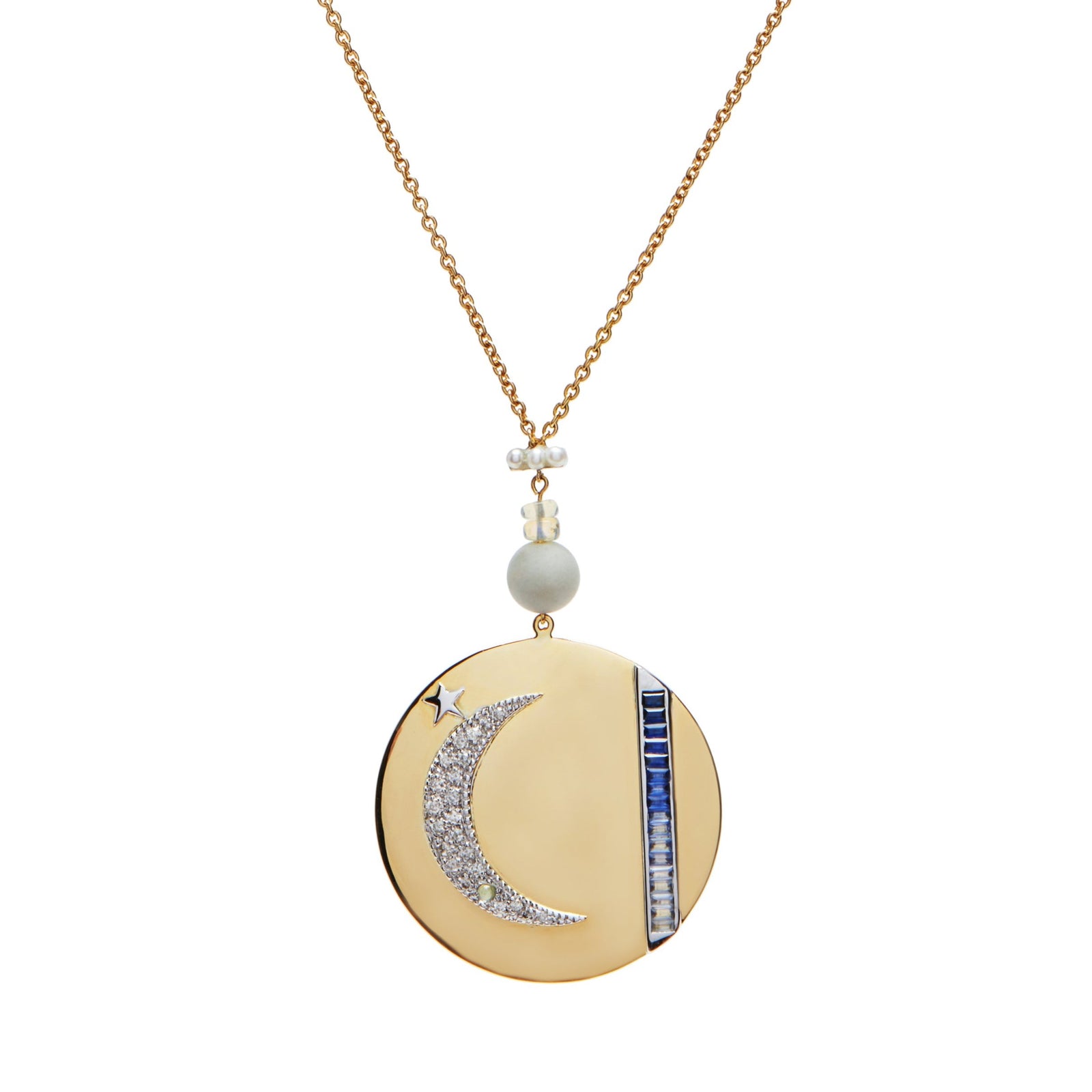 MoonClimber Necklace by Unhada available at Talisman Collection Fine Jewelers in El Dorado Hills, CA and online
