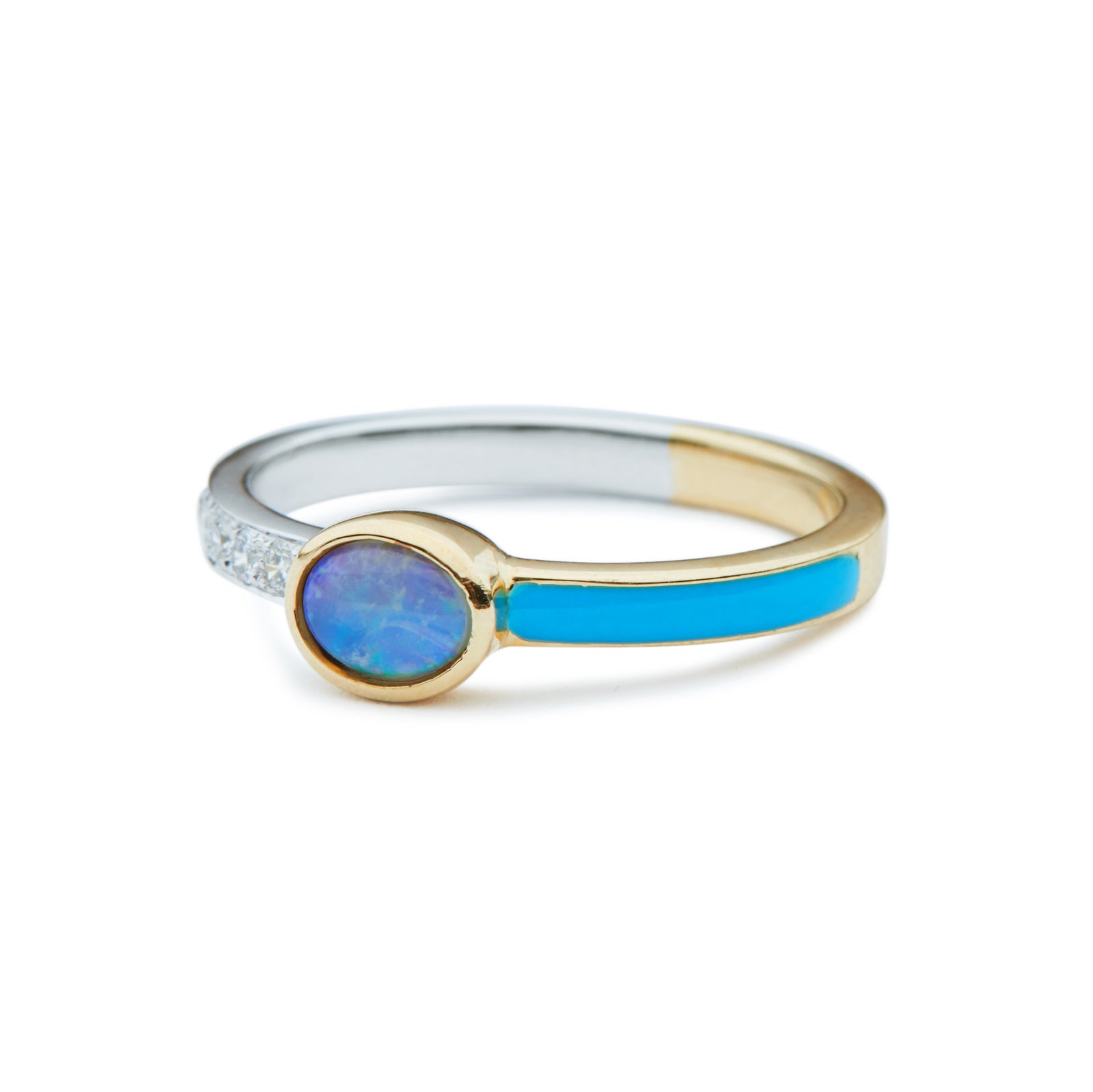 Opal Tea Party Ring by Unhada