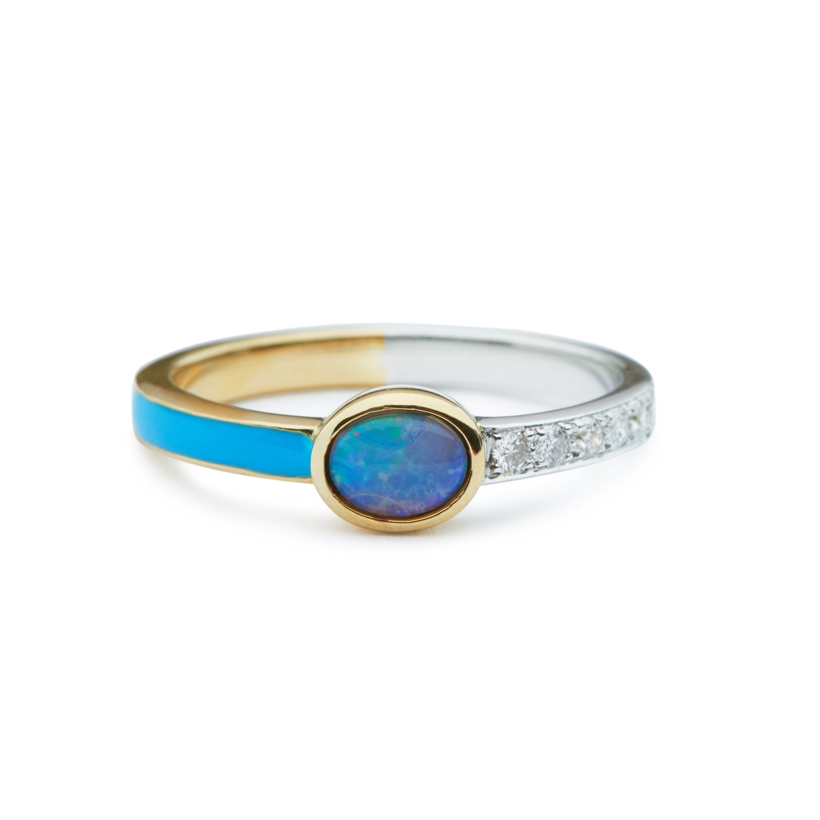 Opal Tea Party Ring by Unhada