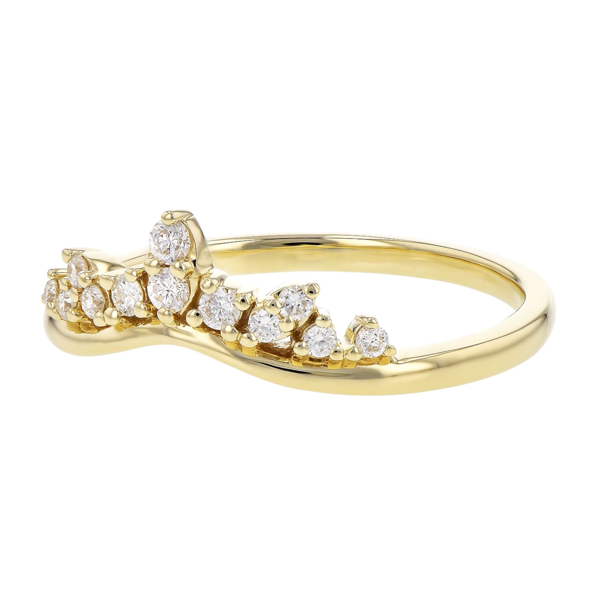 Diamond Tiara Enhancer Stacking Band