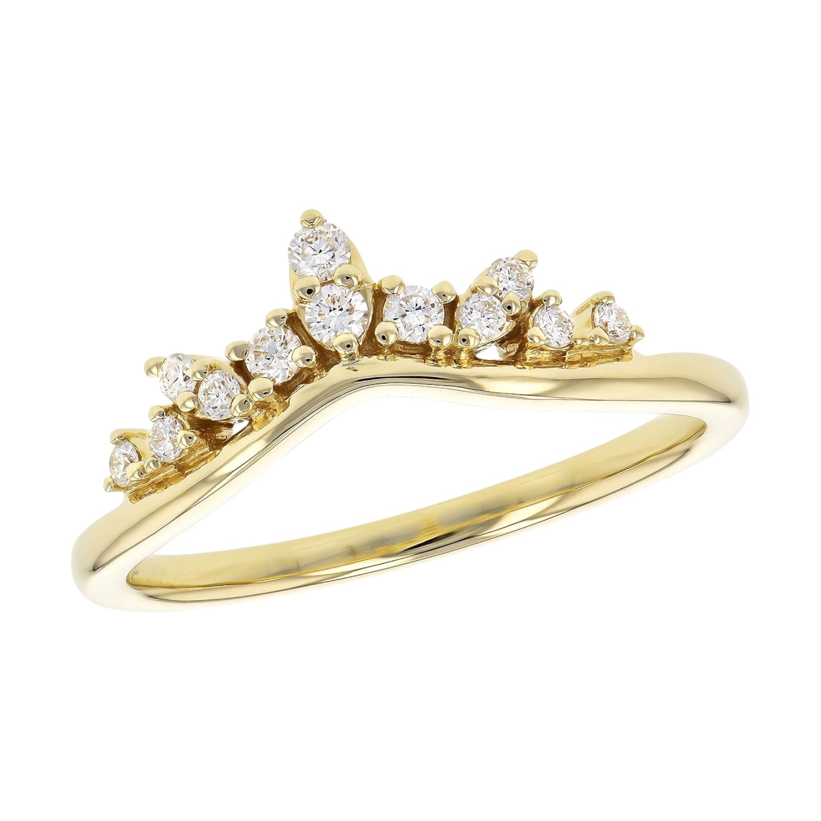 Diamond Tiara Enhancer Stacking Band