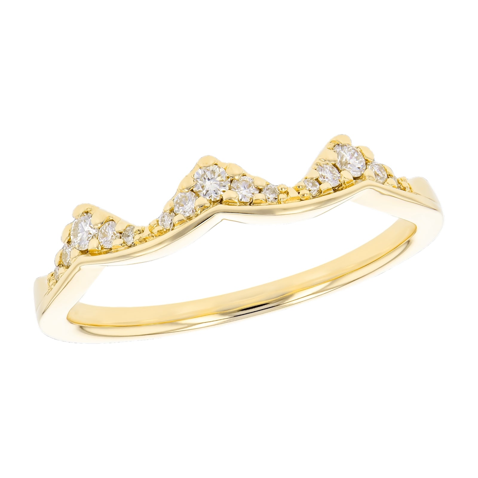 Diamond Crown Enhancer Stacking Band