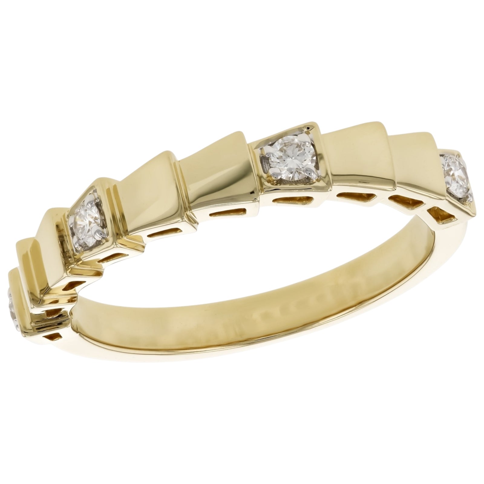 Prism Gold & Diamond Ring