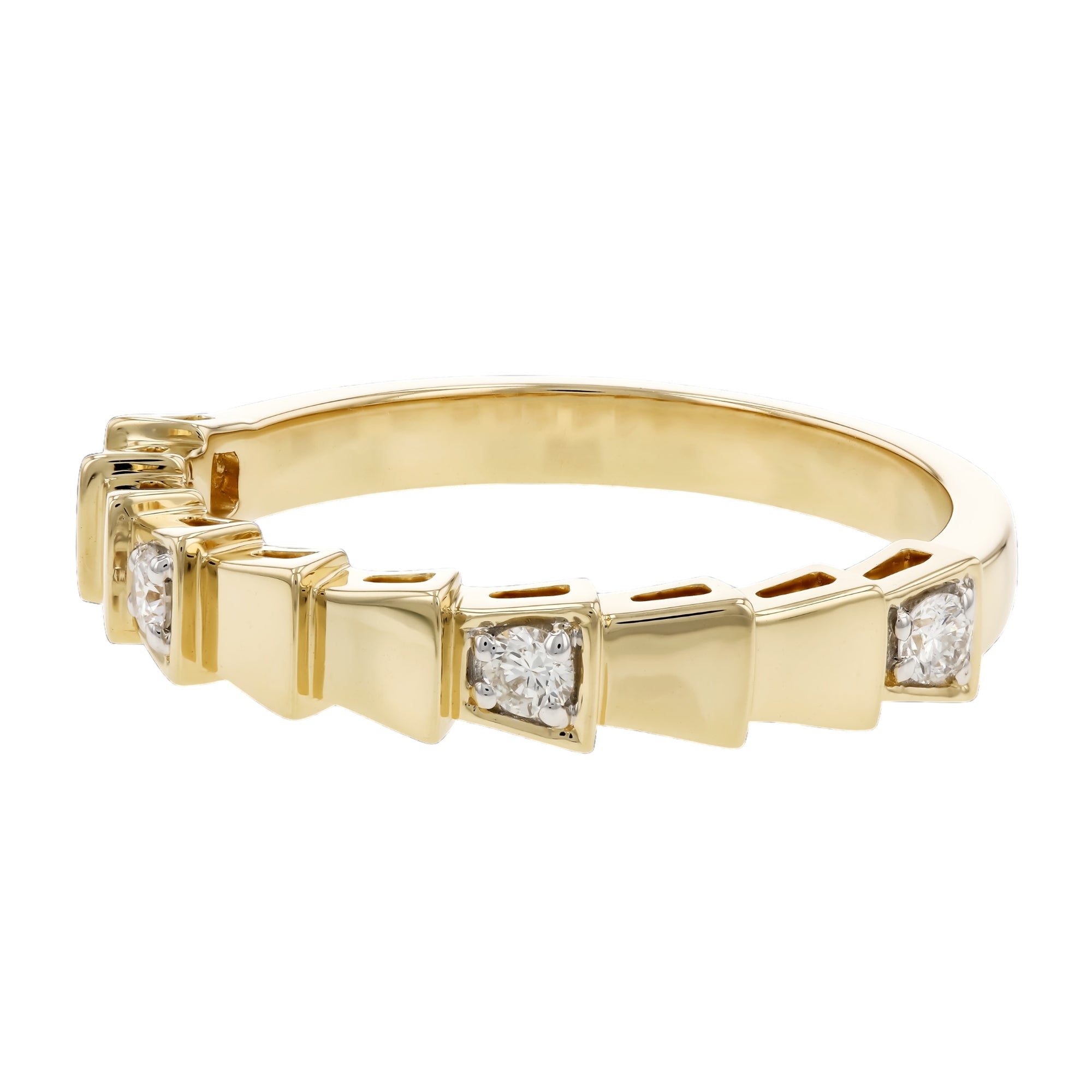 Prism Gold & Diamond Ring